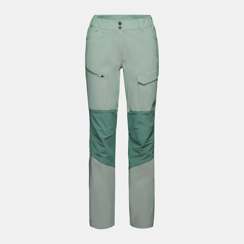 Mammut Zinal Womens Hybrid Pants in Jade-Dark Jade