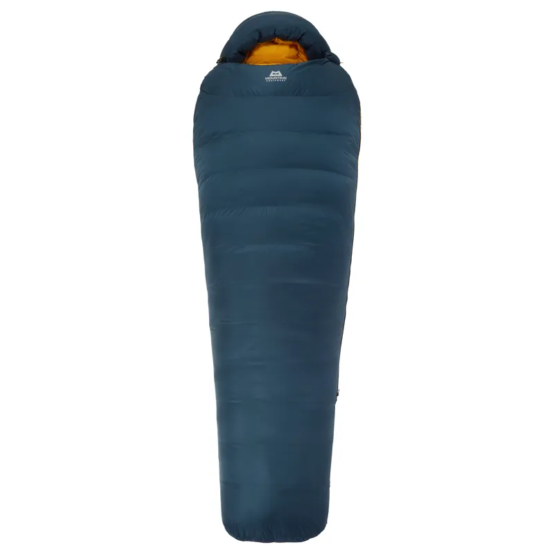 Mountain Equipment Helium 800 Regular Majolica Blue Left Zip