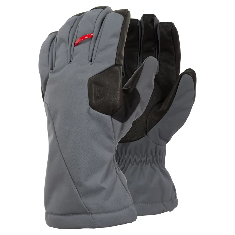 Mountain Equipment Guide Waterproof Gloves in Flint Grey/Black