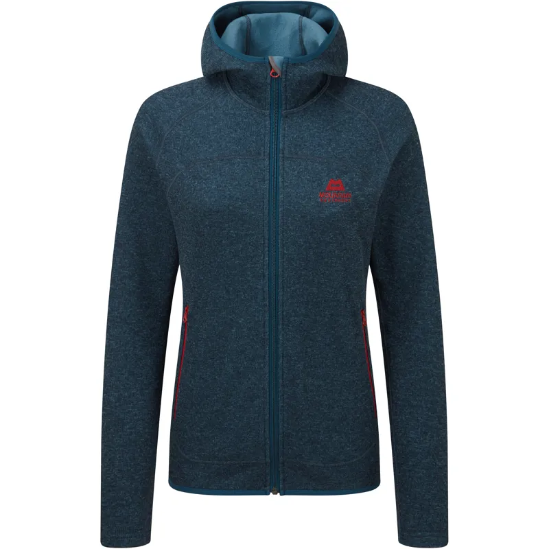 Mountain Equipment Kore Womens Hooded Jacket in Majolica Blue