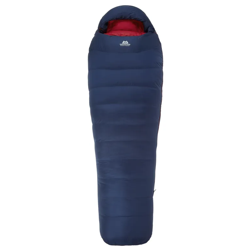 Mountain Equipment Helium 800 Regular Medieval Blue Left Zip