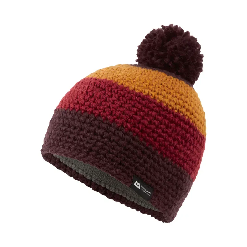 Mountain Equipment Flash Womens Bobble Beanie -Raisin/Rhubarb/PSpice