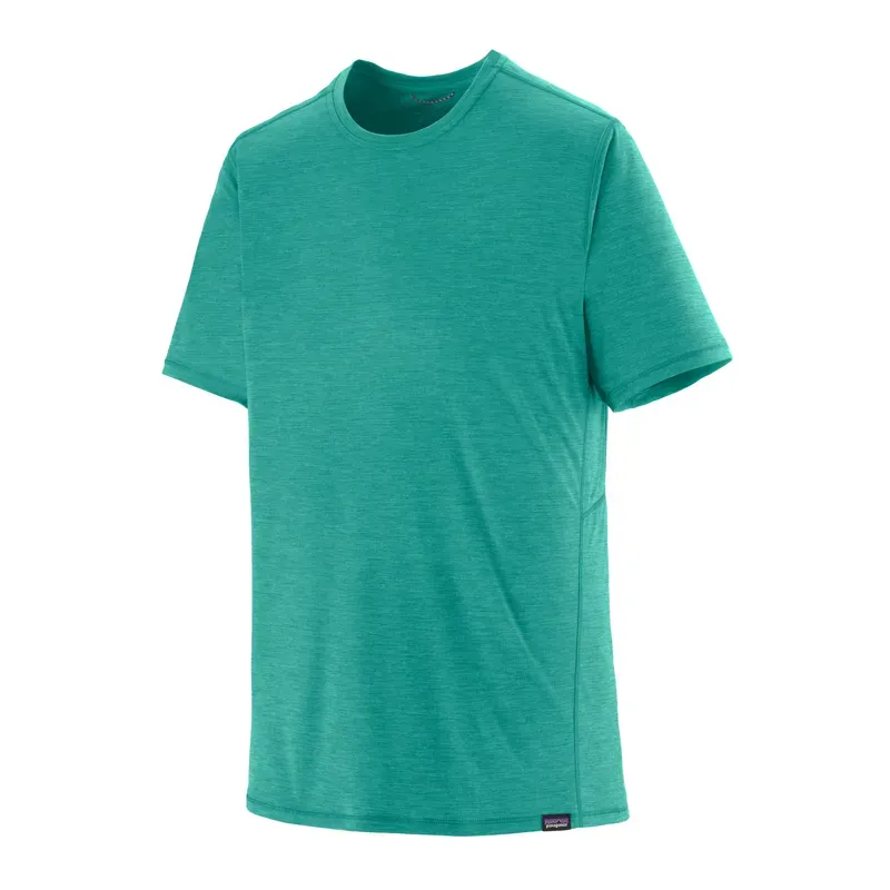 Patagonia Capilene Cool Lightweight T-Shirt in Subtidal Blue - Light Subtidal Blue X-Dye