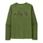 Patagonia Capilene Cool Daily LS Graphic Shirt in Unity Fitz: Terrain Green X-Dye