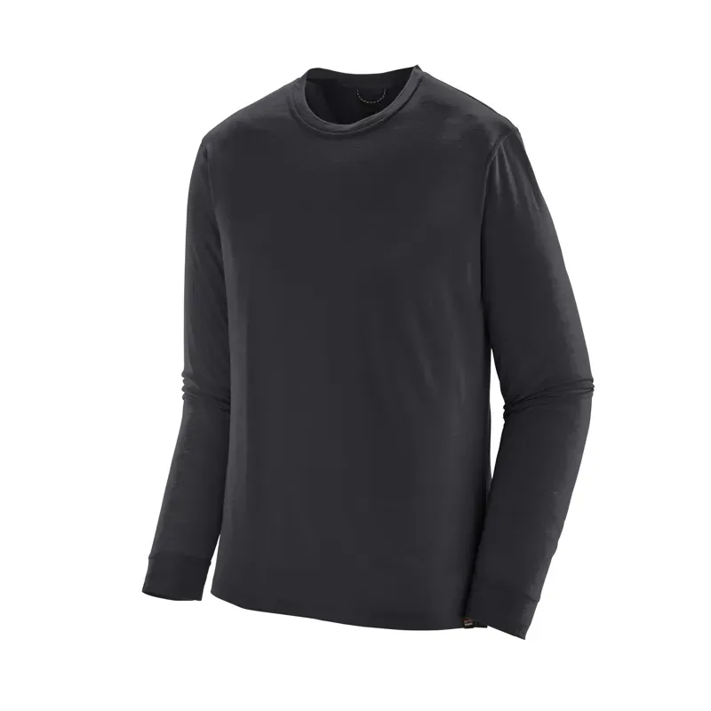 Patagonia Mens Capilene Cool Merino Long Sleeve Shirt -Black