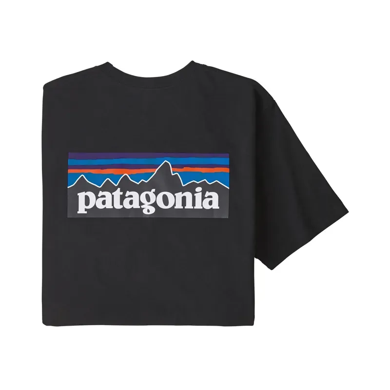 Patagonia P-6 Logo Responsibili-Tee in Black