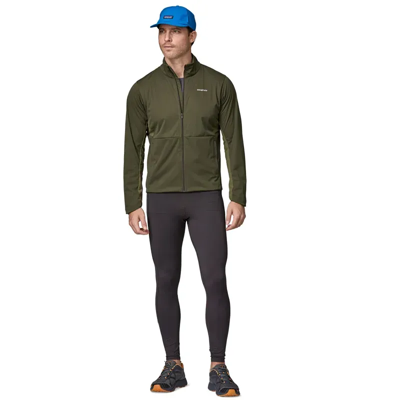 Patagonia Wind Shield Jacket in Pine Needle Green-3