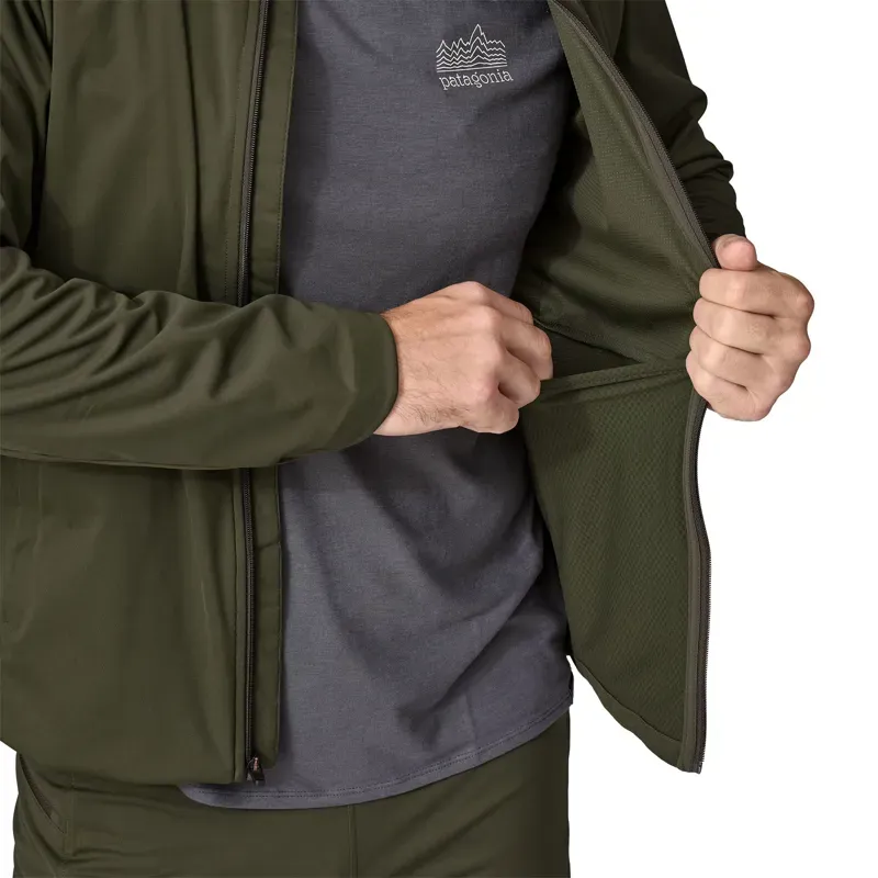 Patagonia Wind Shield Jacket in Pine Needle Green-5