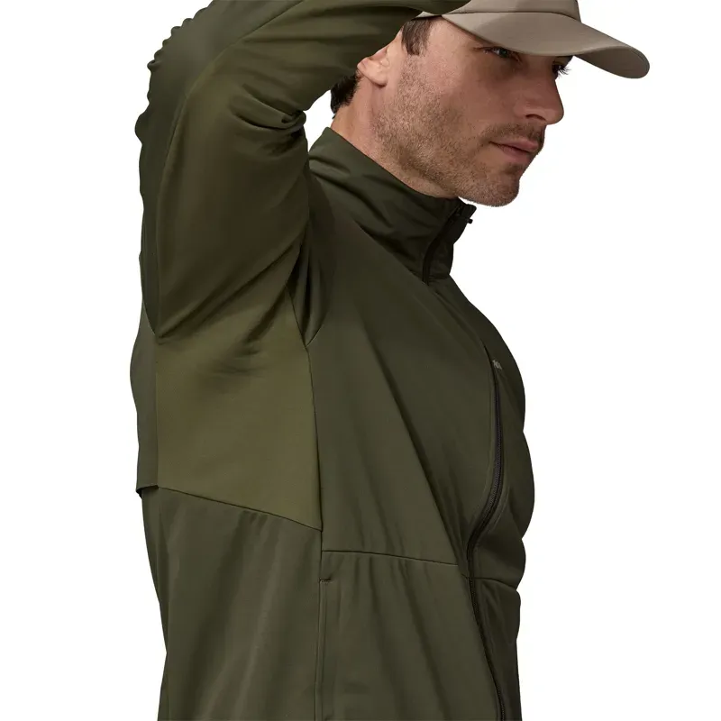 Patagonia Wind Shield Jacket in Pine Needle Green-6
