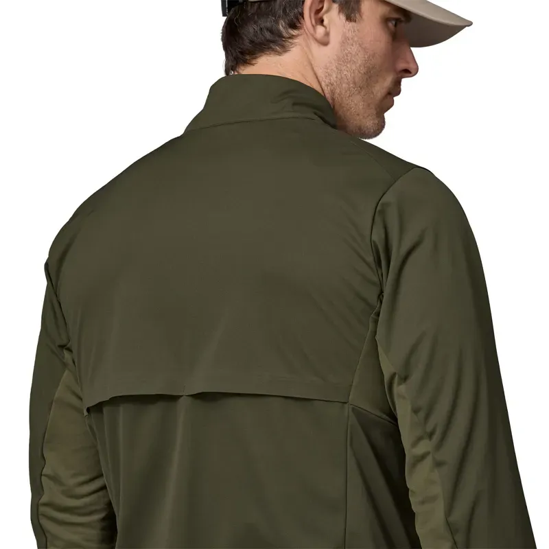 Patagonia Wind Shield Jacket in Pine Needle Green-7