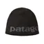 Patagonia Beanie Hat in Logo Belwe: Black