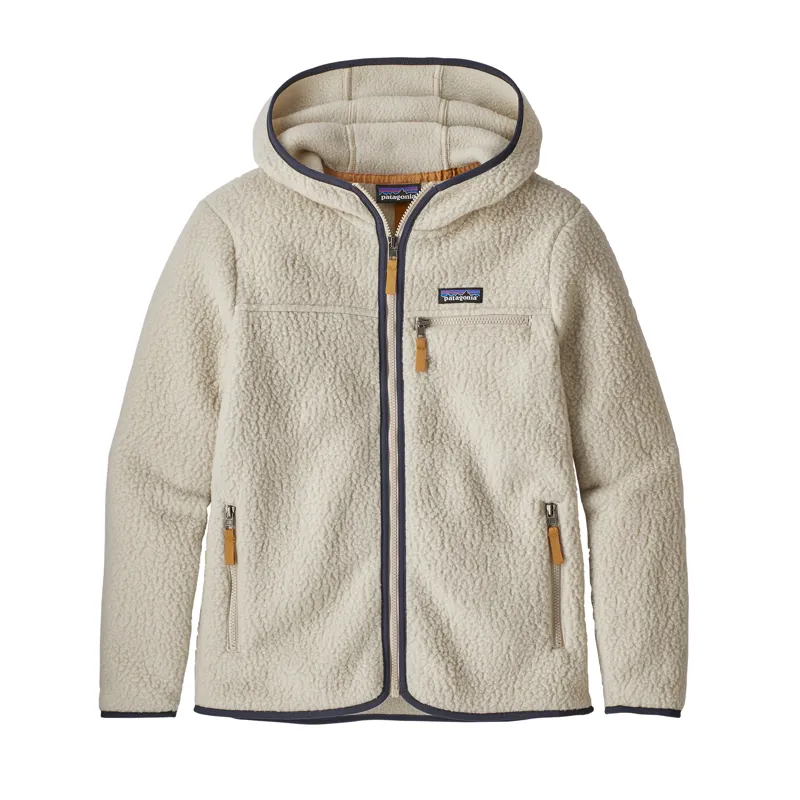 Patagonia Retro Pile Women's Fleece Hoody in Pelican