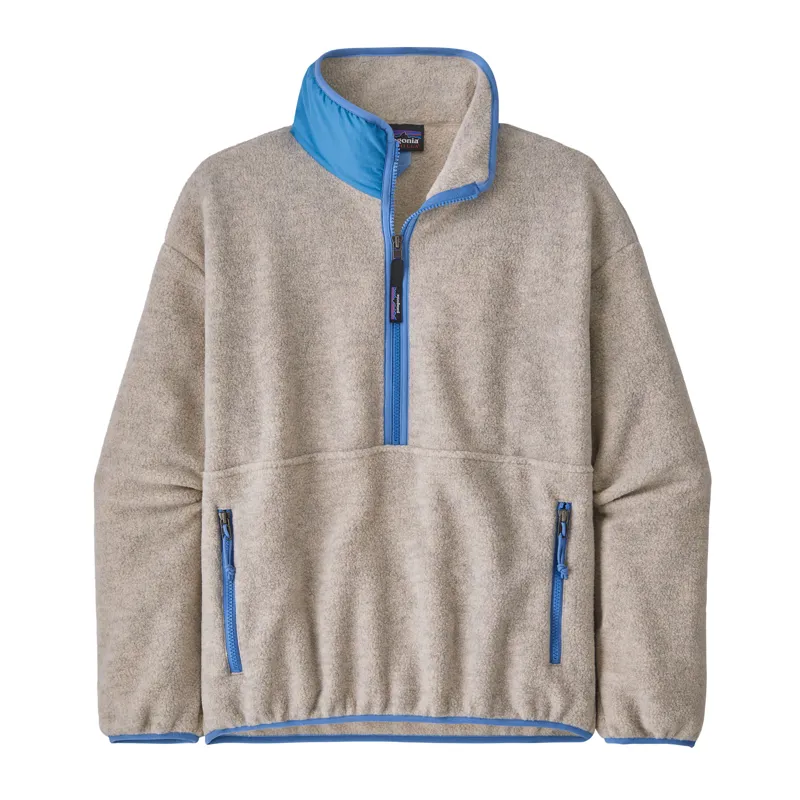Patagonia Synchilla Women's Fleece Marsupial in Oatmeal Heather w/Blue Bird