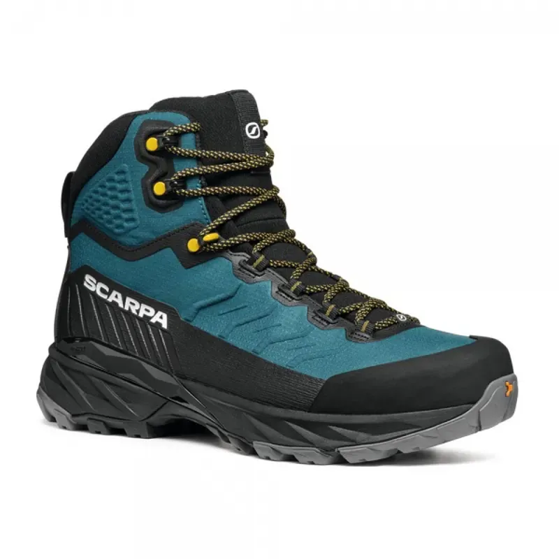 Scarpa Rush TRK LT GTX Walking Boots in Petrol-Mustard