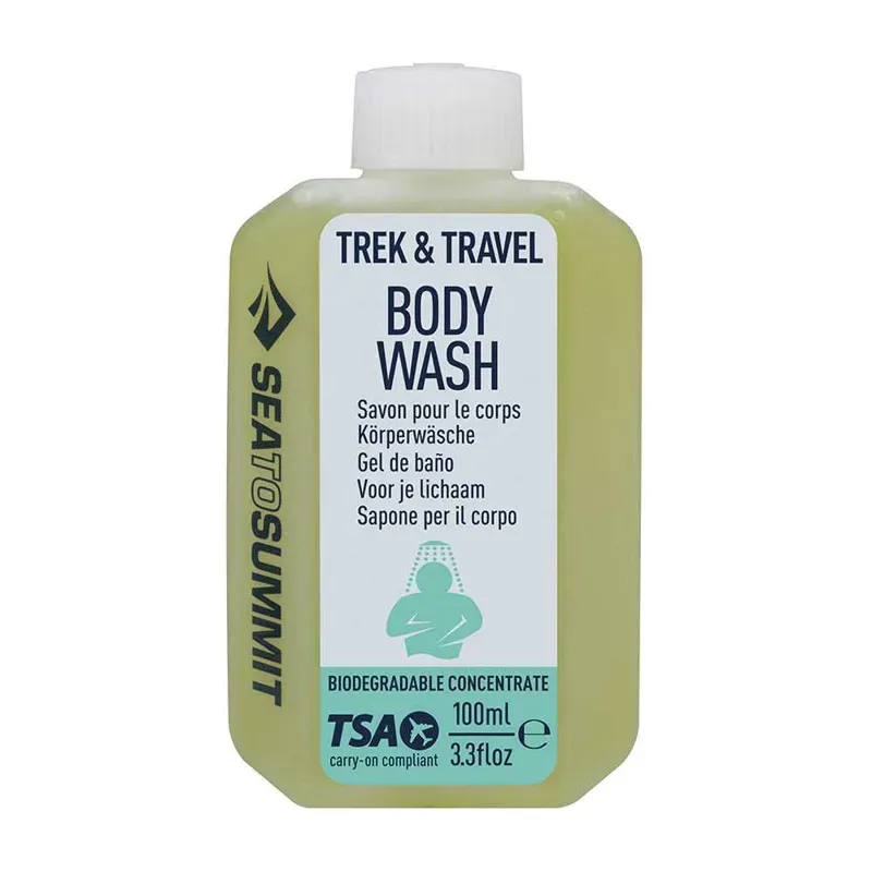 Sea To Summit Trek and Travel 100ml Liquid Body Wash in Sea Mist Green