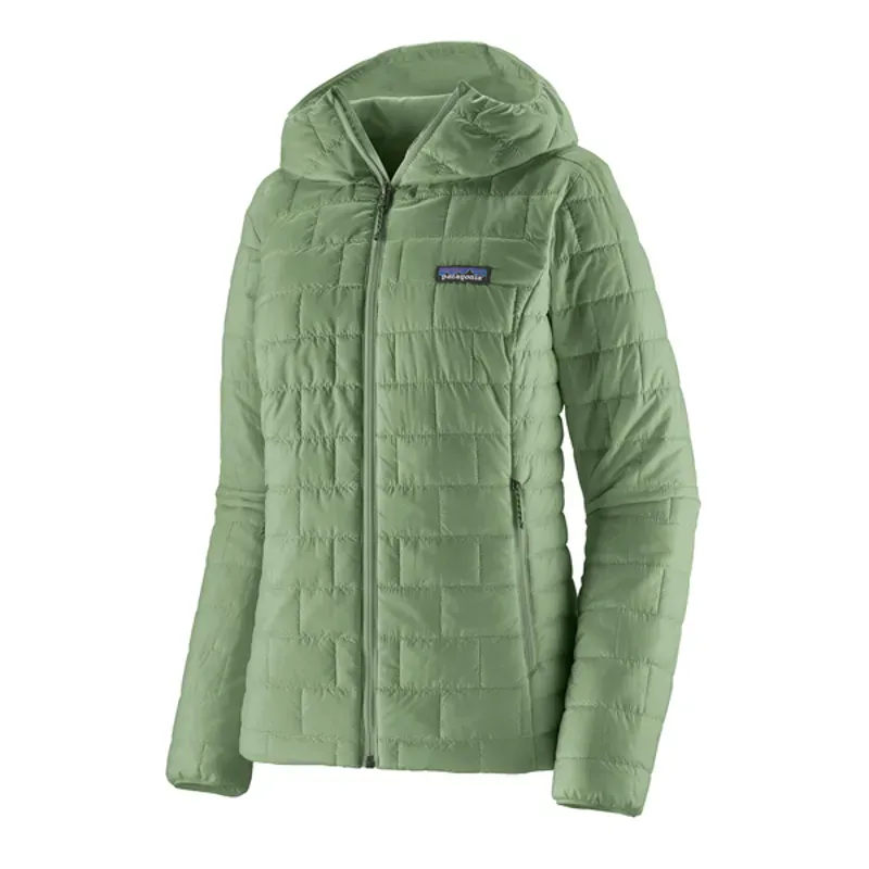 Patagonia Womens Nano Puff Hoody in Ellwood Green