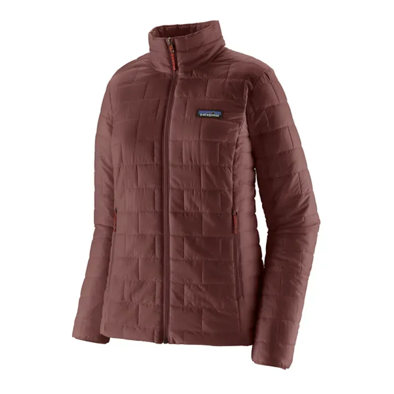 Patagonia Womens Nano Puff Jacket in Dark Ruby