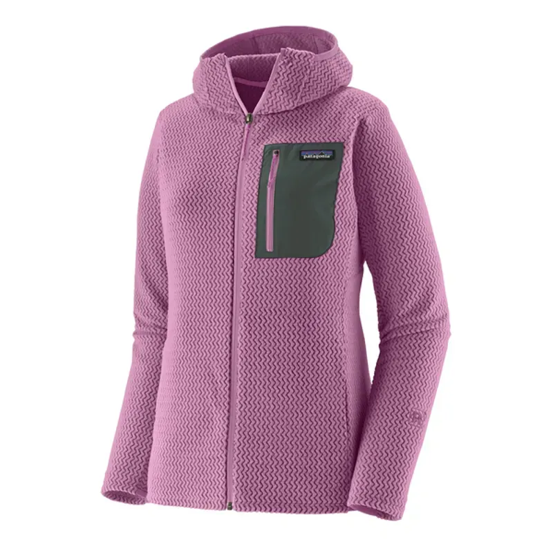 Patagonia Womens R1 Air Fleece Full-Zip Hoody in Brisk Purple