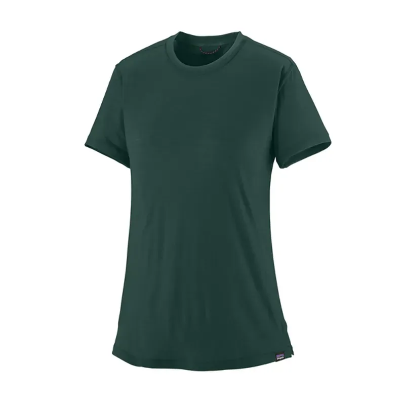 Patagonia Womens Capilene Cool Merino Blend Shirt in Cascade Green
