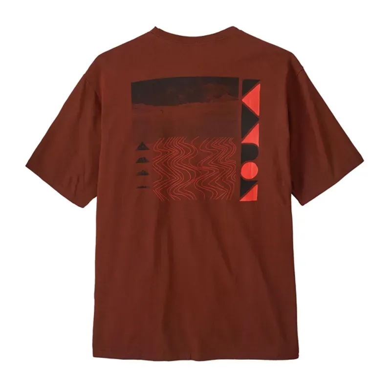 Patagonia Driftways Organic T-Shirt in Dried Vanilla