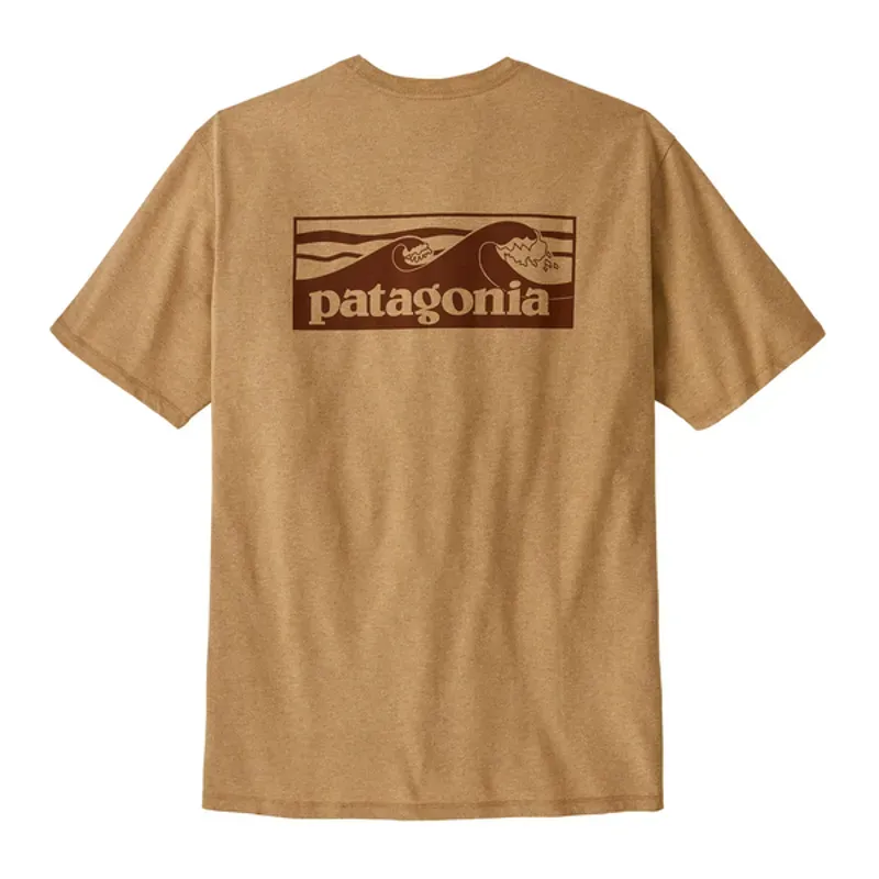 Patagonia Mens Boardshort Logo Pocket Responsibili-Tee -Talon Gold