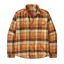 Patagonia Men Long Sleeve Lightweight Fjord Flannel Shirt -Rocky: Otter Brown