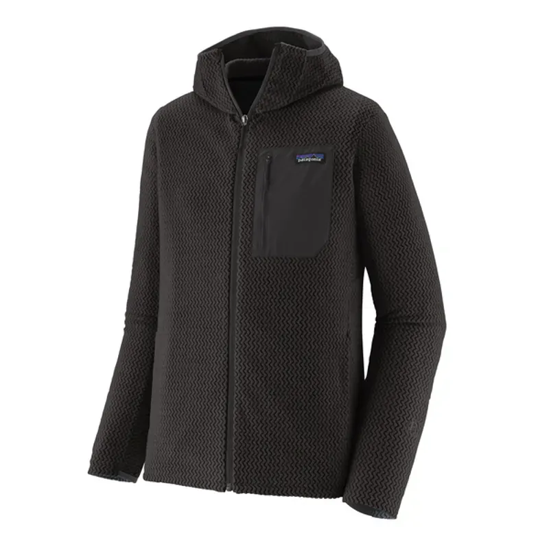 Patagonia R1 Air Fleece Full-Zip Hoody in Black