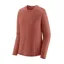 Patagonia Womens Long Sleeved Capilene Cool Merino Blend Shirt -Potters Red