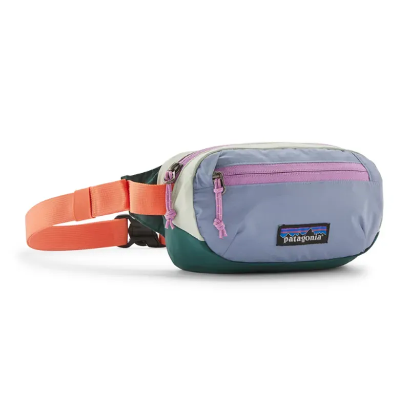 Patagonia 1L Terravia Mini Hip Pack in Patchwork Barnacle Blue
