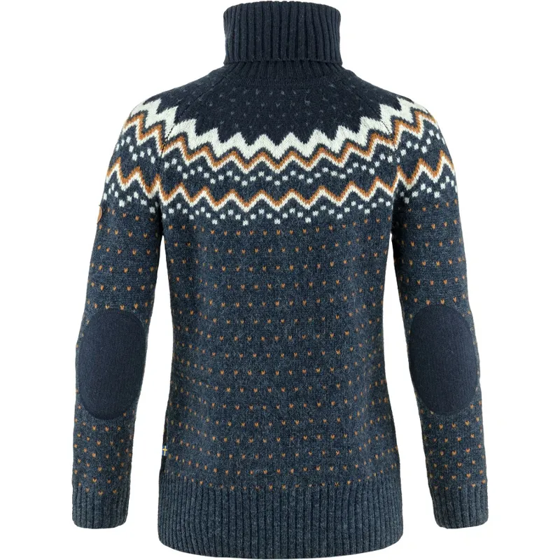 Fjallraven Womens Ovik Knit Roller Neck Navy-Dark Navy-1