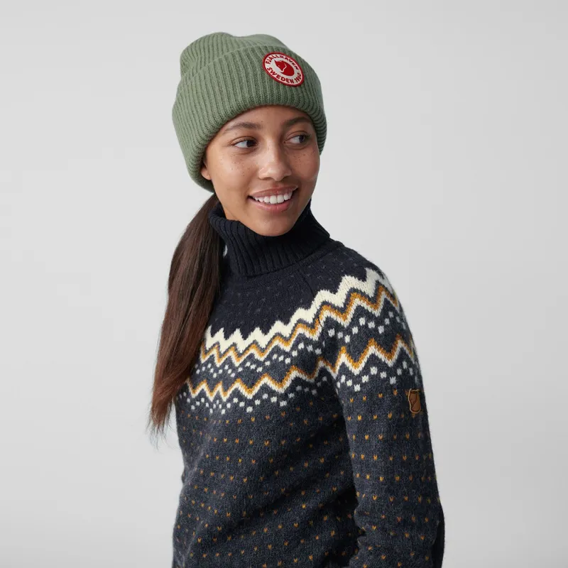 Fjallraven Womens Ovik Knit Roller Neck Navy-Dark Navy-3