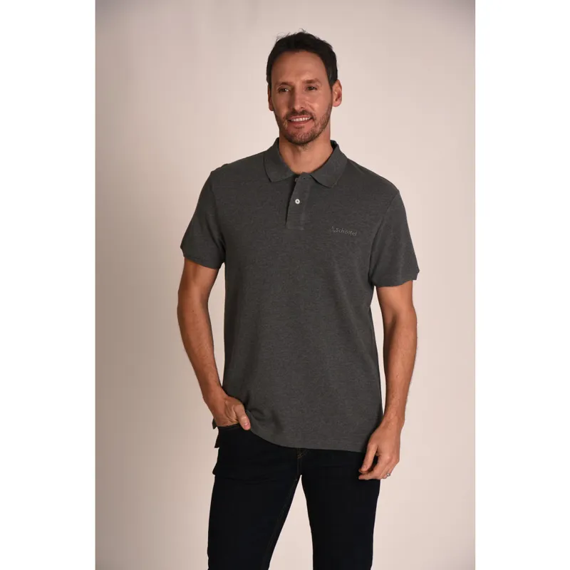 Mens Padstow Polo Shirt Flannel Flannel