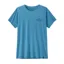 Patagonia Women's Capilene Cool Daily Shirt in Cloud Crag: Light Shore Blue X-Dye