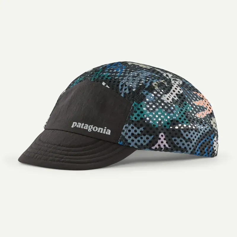 Patagonia Duckbill Cap in Black: Kaleido