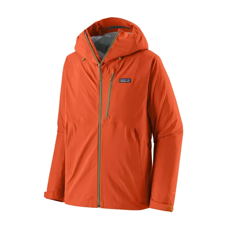 Patagonia Men's Granite Crest Rain Jacket in Coal Orange