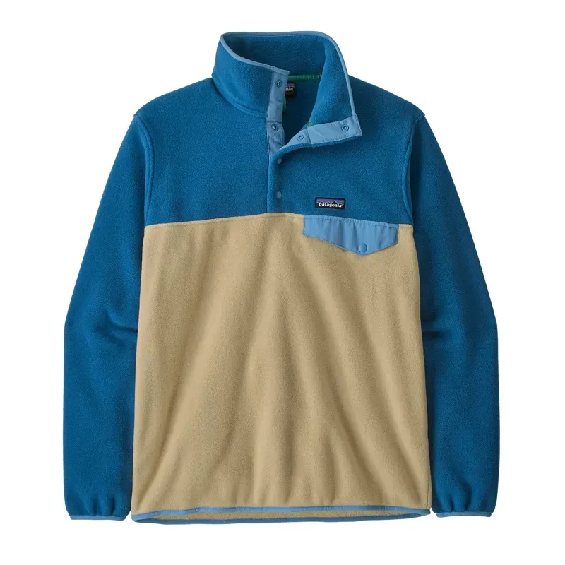 Patagonia Men's Lightweight Synchilla Snap-T Fleece Pullover in Nautilus Tan