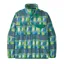 Patagonia Men's Lightweight Synchilla Snap-T Fleece Pullover in Painted Lines: Shore Blue