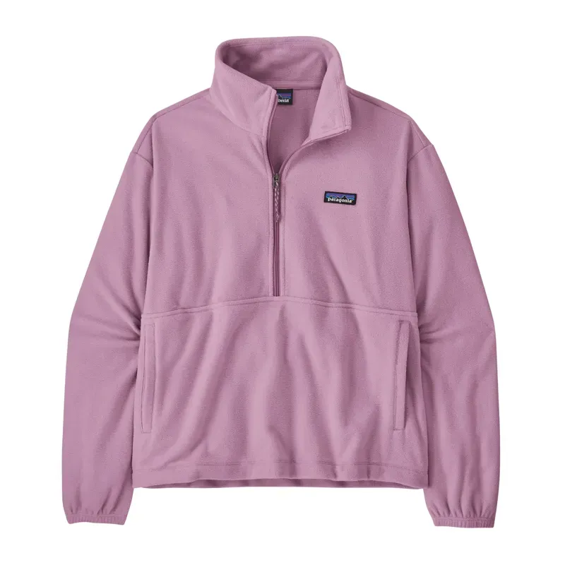 Patagonia Women's Micro D 1/2-Zip Fleece Pullover in Light Violet
