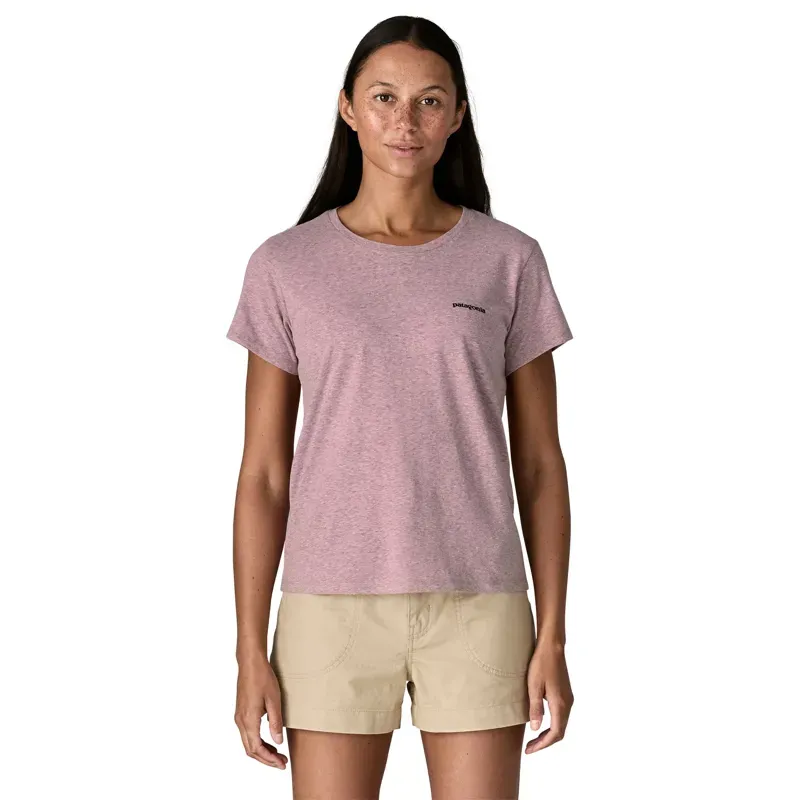 Patagonia Women's P-6 Logo Responsibili-Tee T-Shirt in Quiet Violet-1