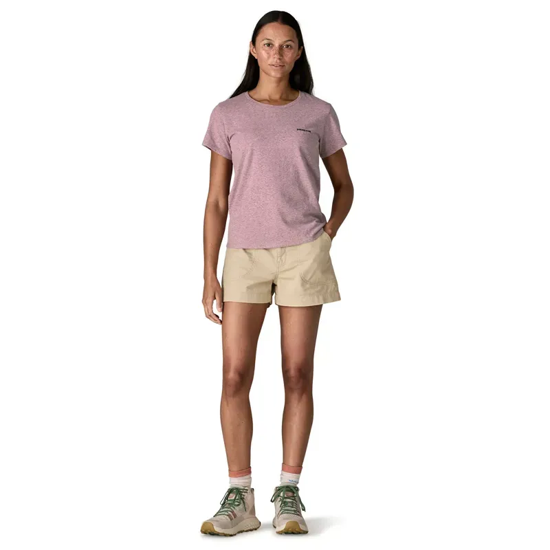 Patagonia Women's P-6 Logo Responsibili-Tee T-Shirt in Quiet Violet-3
