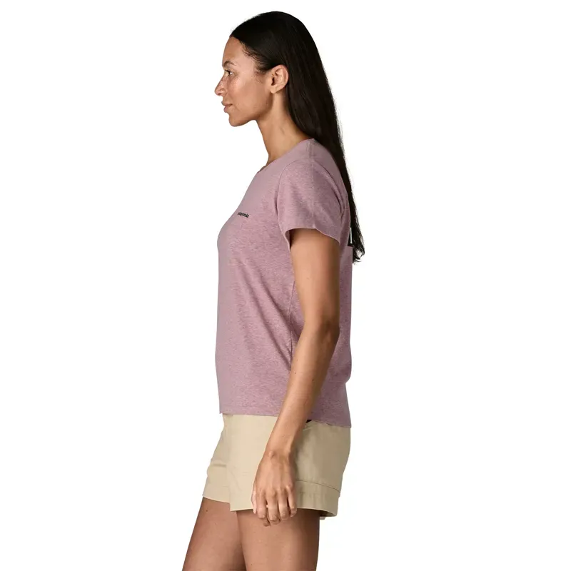 Patagonia Women's P-6 Logo Responsibili-Tee T-Shirt in Quiet Violet-4