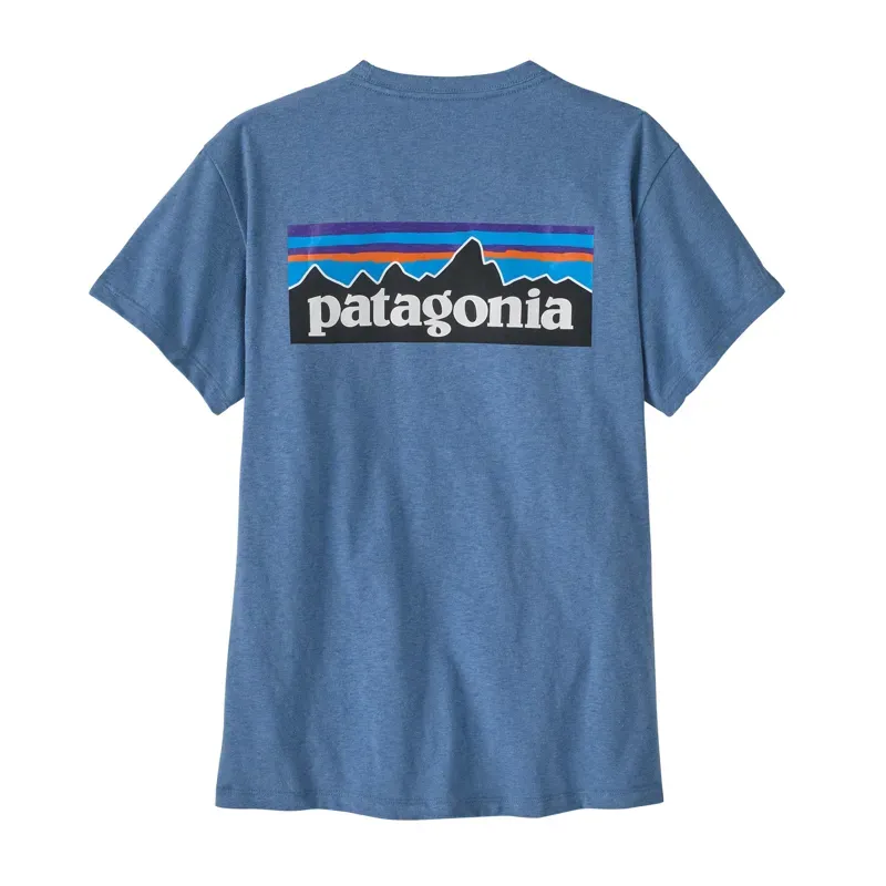 Patagonia Women's P-6 Logo Responsibili-Tee T-Shirt in Shore Blue