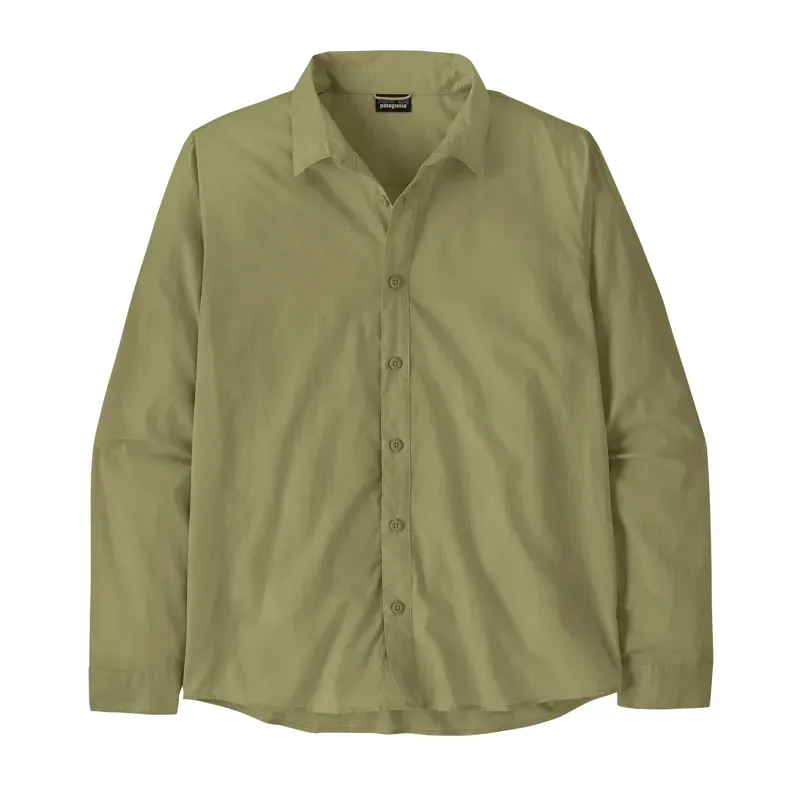 Patagonia Men's Sunrise Stream Long-Sleeve Shirt in Gumtree Green