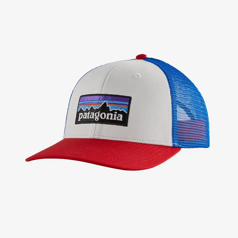 Patagonia P-6 Logo Trucker Hat White