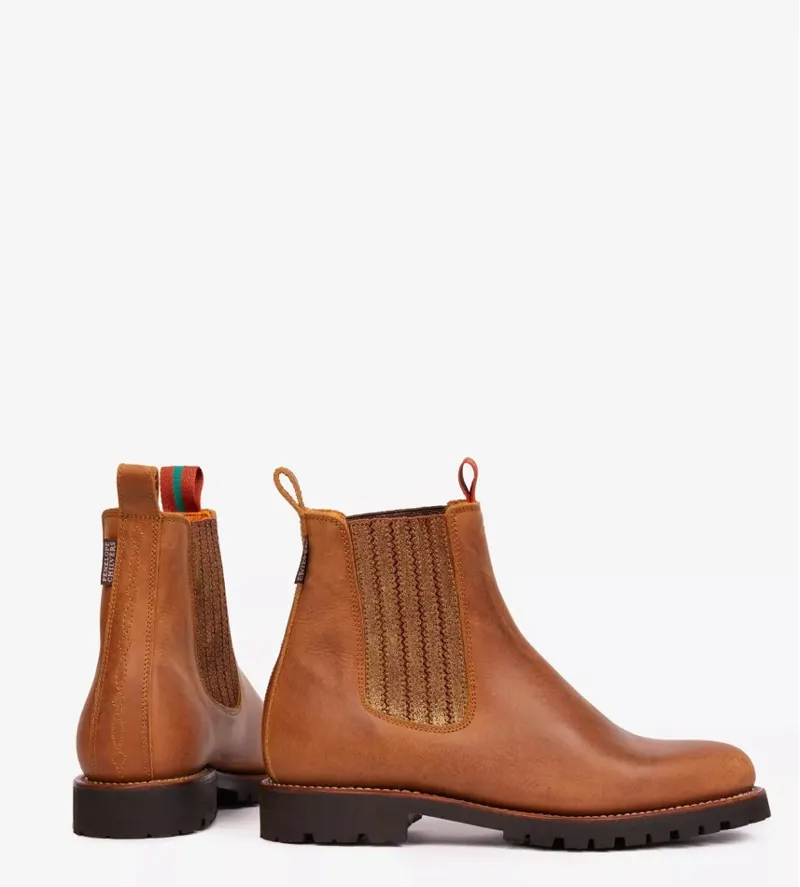 Penelope Chilvers Womens Oscar Leather Boot Caramel/Bronze-2
