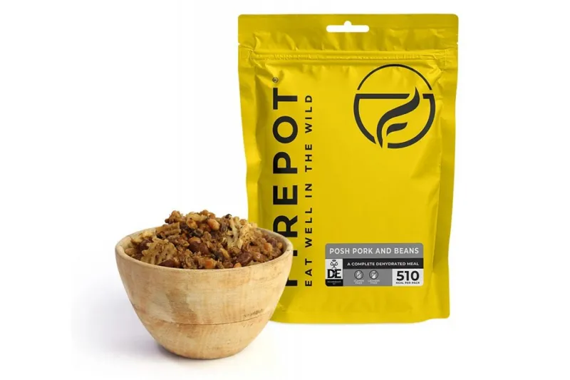 Firepot Dehydrated Food - Posh Pork Baked Beans - Reg 135g