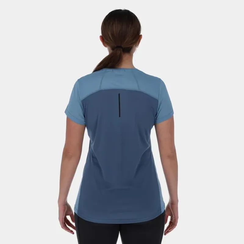 Inov8 W.s Performance S/S T-Shirt W Blue Grey/Slate-2
