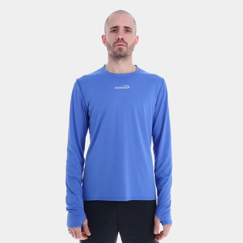 Inov8 M's Airlite Long Sleeve T-Shirt Blue
