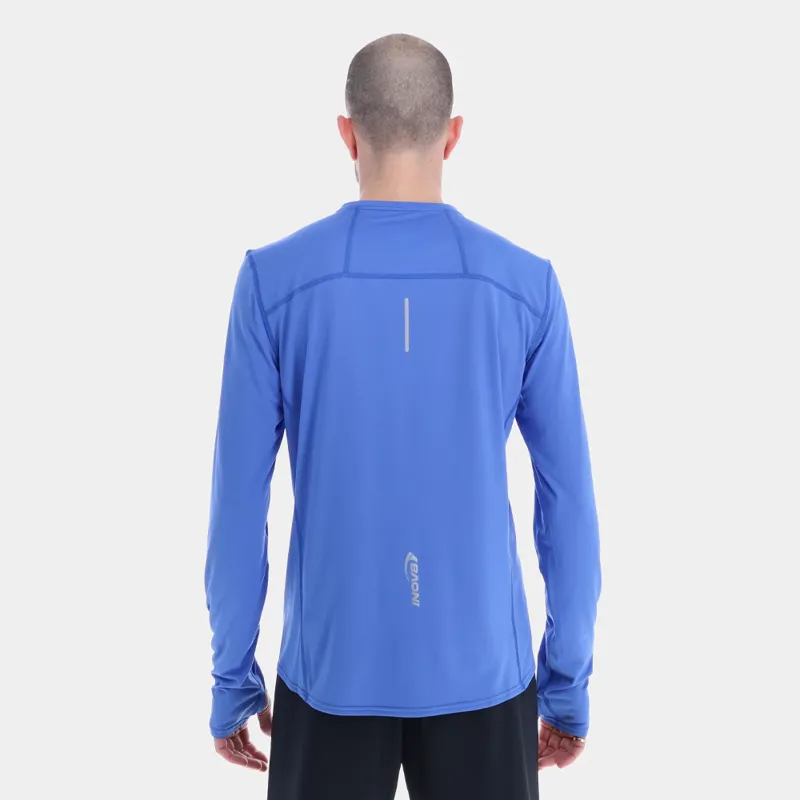 Inov8 M's Airlite Long Sleeve T-Shirt Blue-1