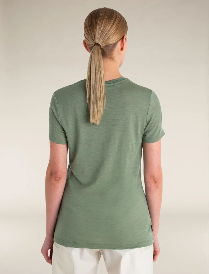 Icebreaker Women's Merino 150 Tech Lite Short Sleeve T-Shirt Lichen-1